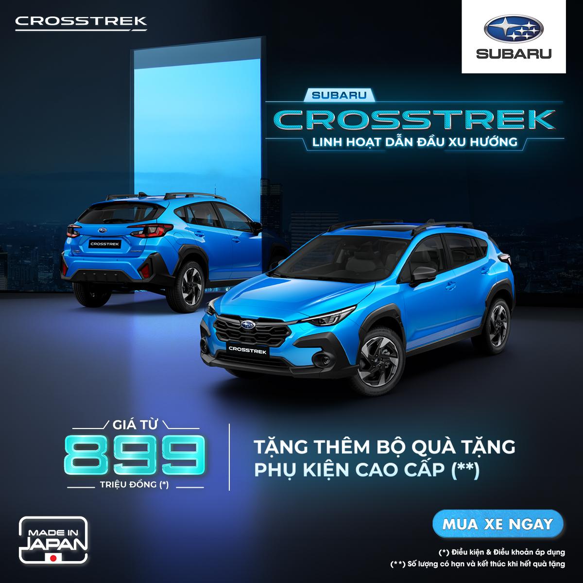 CHƯƠNG TRÌNH KHUYẾN MẠI THÁNG 06/2026 DÀNH CHO XE SUBARU CROSSTREK