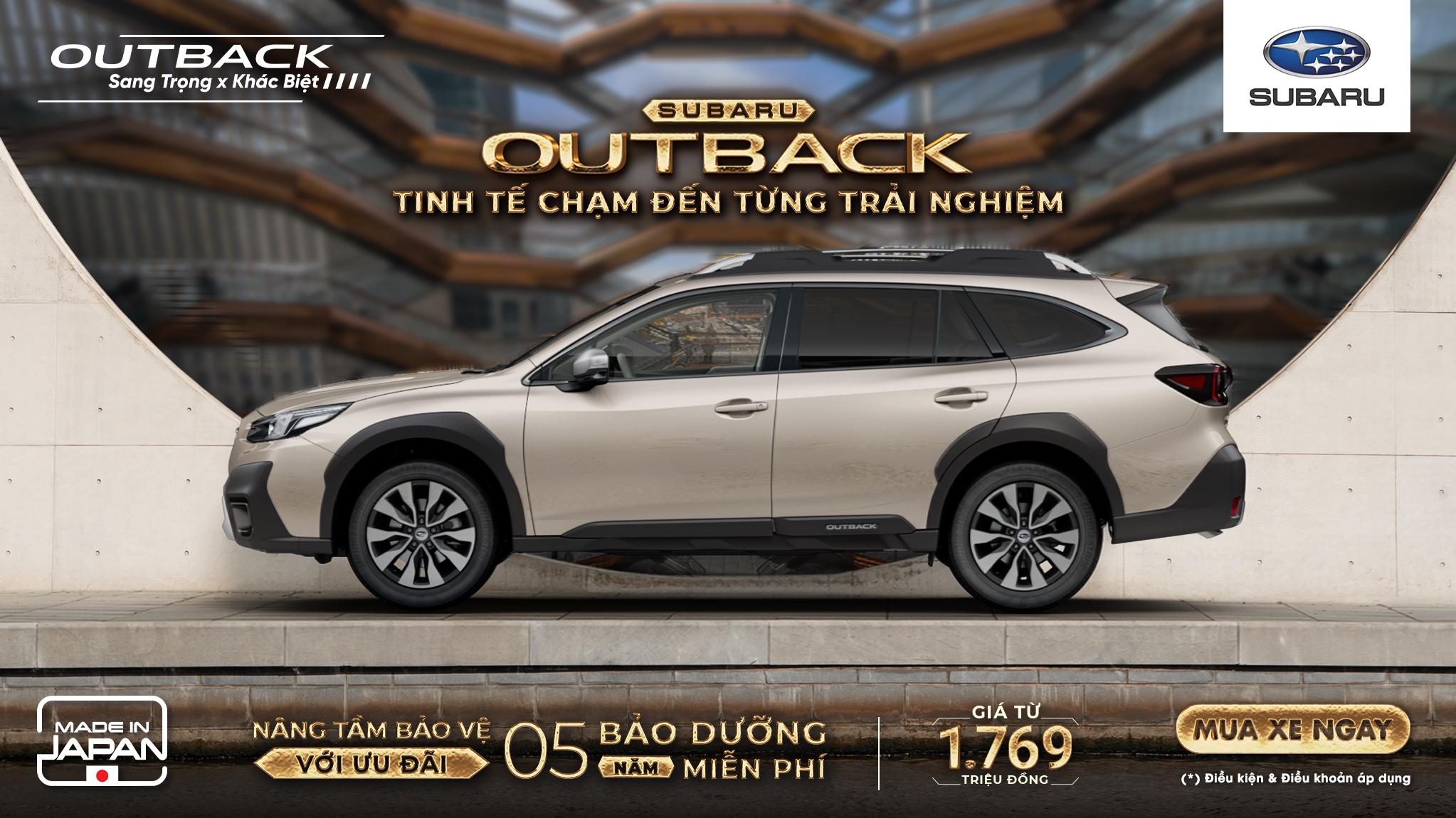 CHƯƠNG TRÌNH KHUYẾN MẠI THÁNG 04/2026 DÀNH CHO XE SUBARU OUTBACK