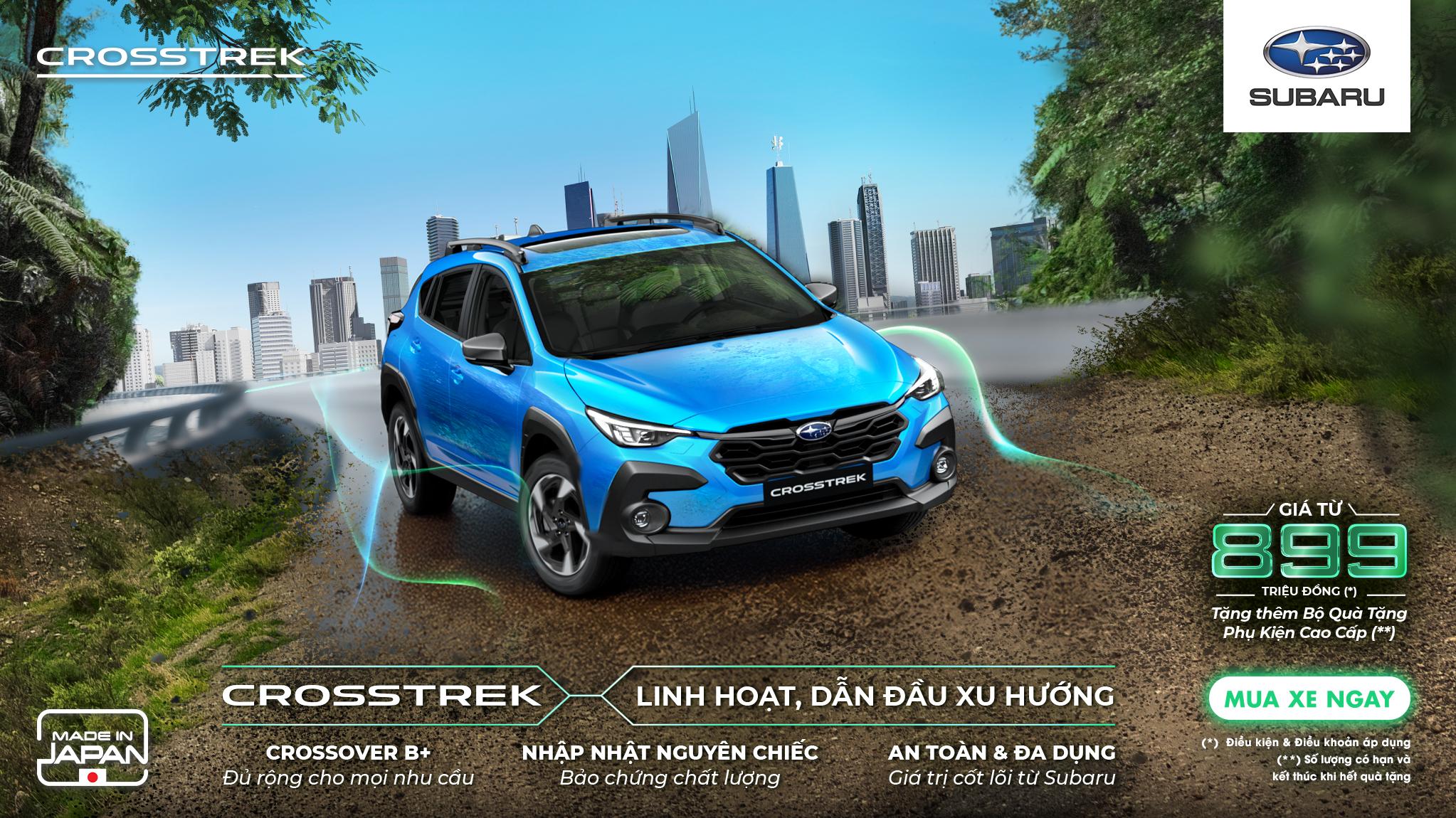 CHƯƠNG TRÌNH KHUYẾN MẠI THÁNG 04/2026 DÀNH CHO XE SUBARU CROSSTREK