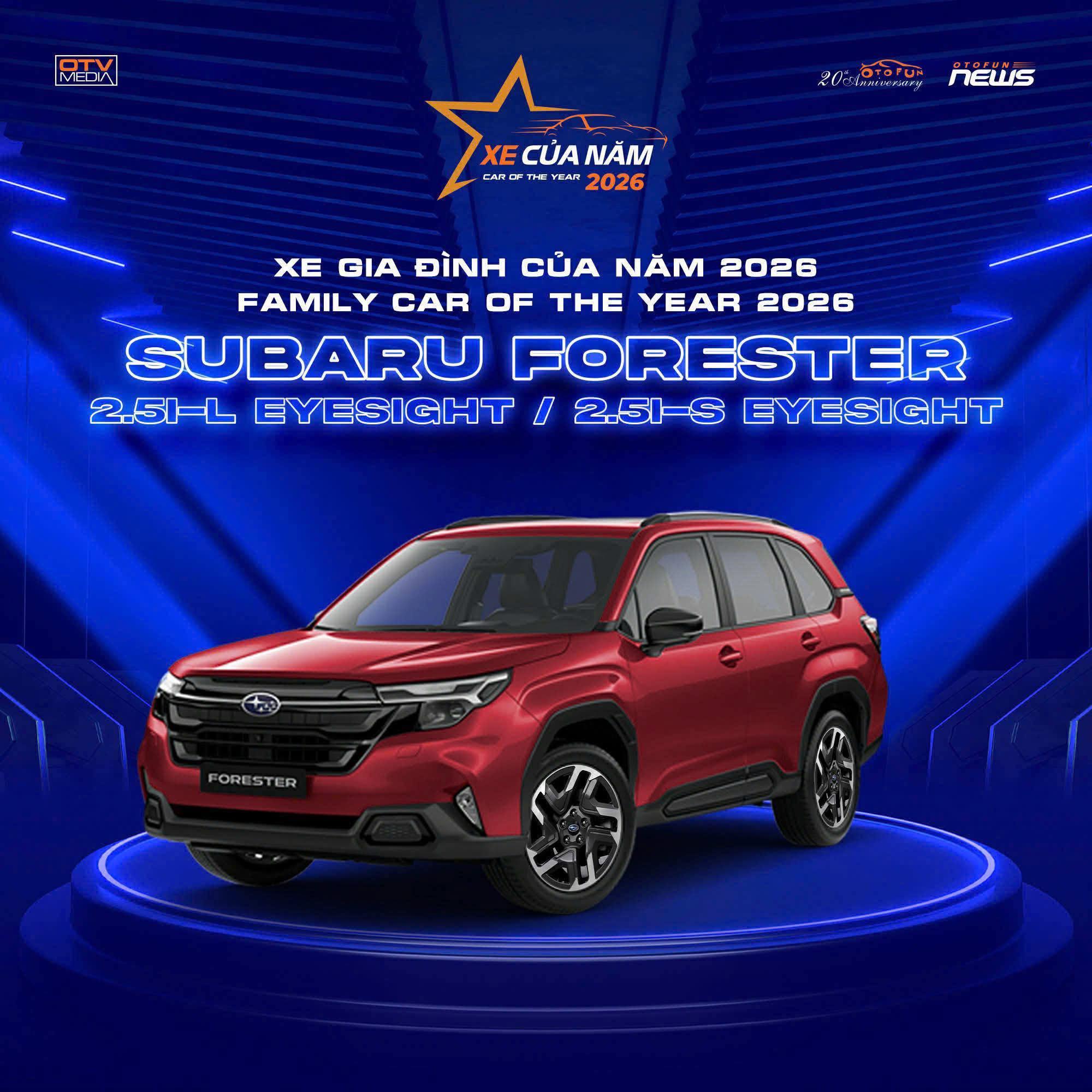 Subaru Forester Hoàn Toàn Mới – Đẳng Cấp SUV Gia Đình Được Chứng Thực 2025–2026