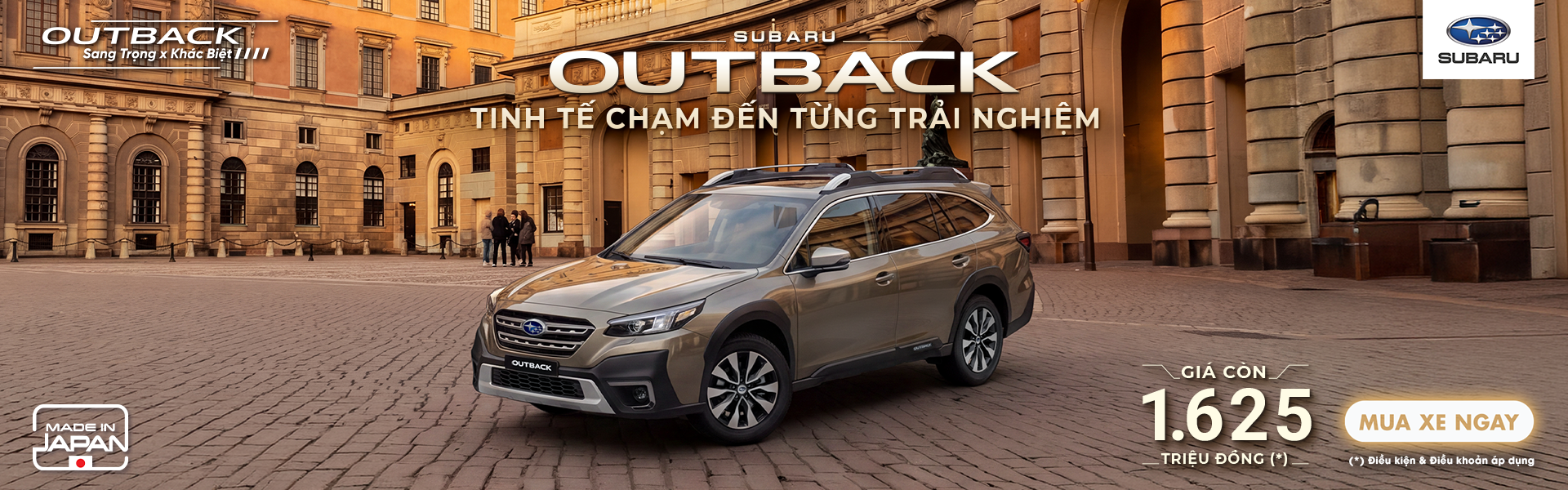 CHƯƠNG TRÌNH KHUYẾN MẠI THÁNG 08/2026 DÀNH CHO XE SUBARU OUTBACK